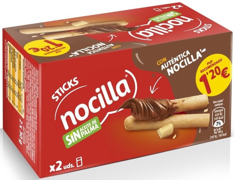 Nocilla Crema De Cacao Original Sticks PVP 1,20 60 gr