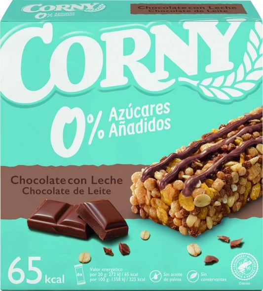 Hero Barrita 0 % Azúcares De Chocolate Con Leche 6 X 20 gr