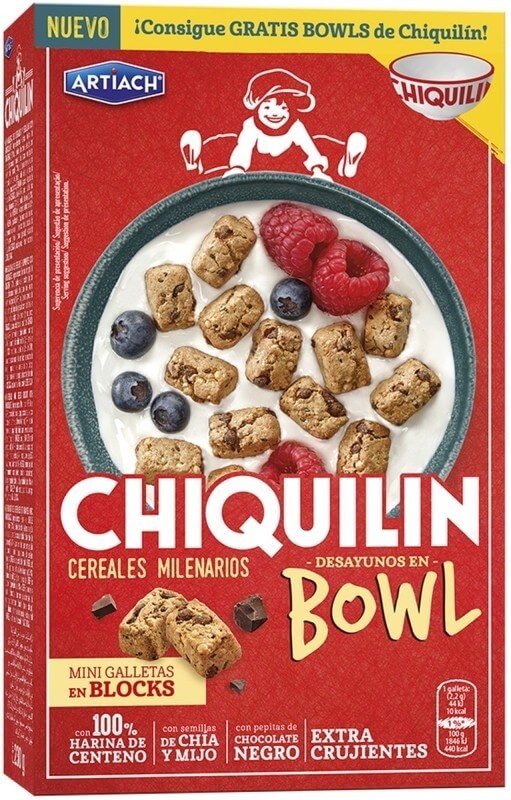 Chiquilín Cereales Milenarios Bowl 230 gr