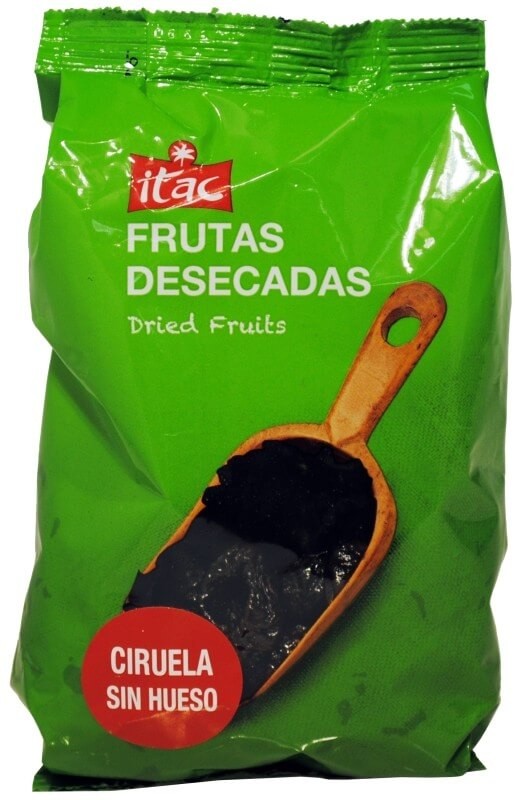 Itac Frutas Desecadas Ciruela sin Hueso 250g - Sabor y Salud en Cada Bocado