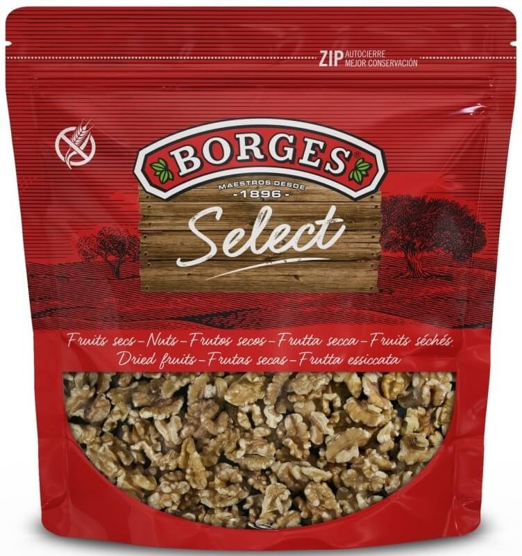 Borges Select Nueces Peladas 1 Kg – Energía Natural, Sabor y Salud en Cada Bocado