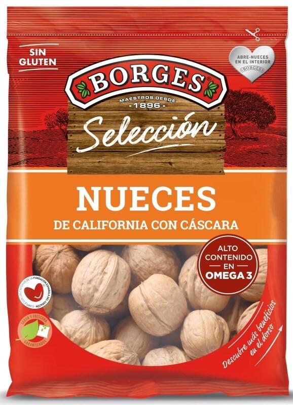 Borges Nueces De California Con Cascara 500 gr