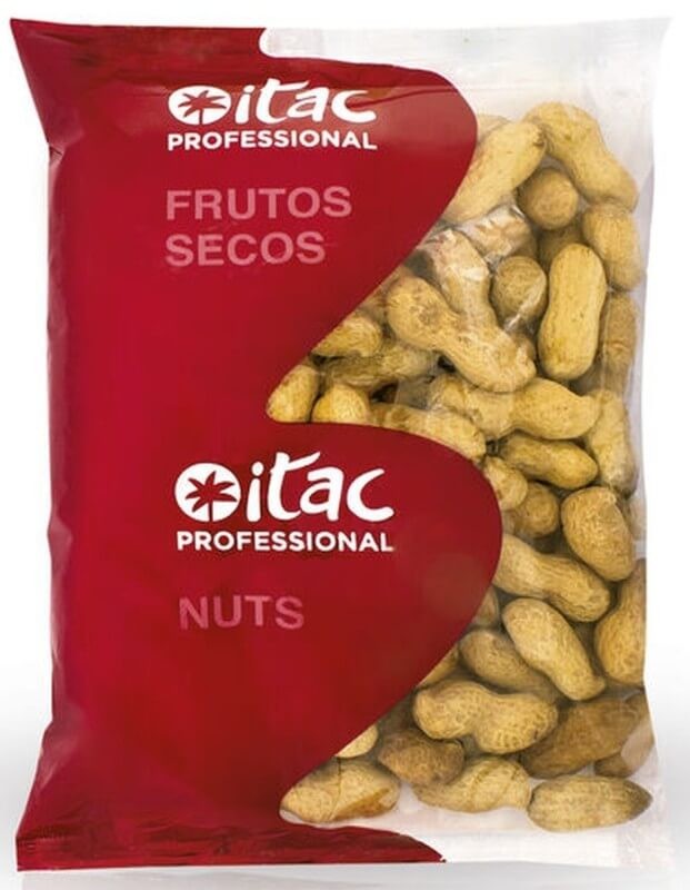 Itac Cacahuete Cascara Tostado Jumbo Con Sal 250 gr