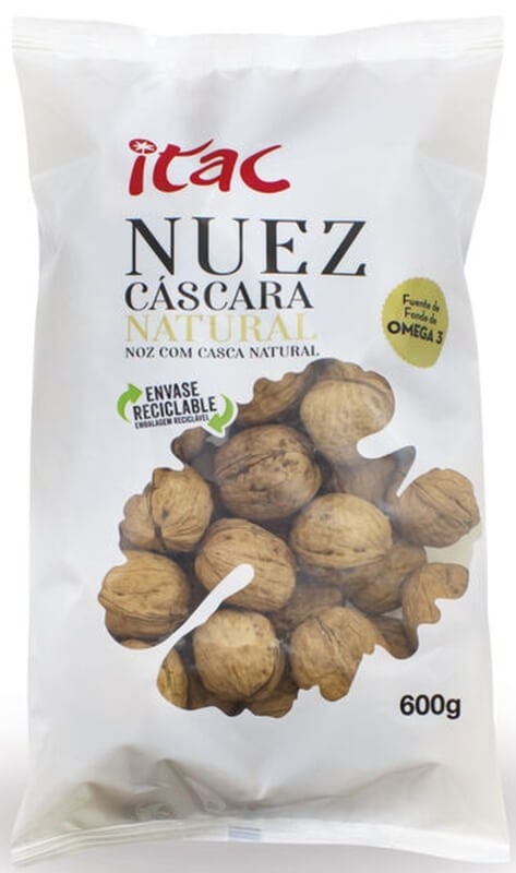 Itac Nueces Con Cascara Bolsa 600 gr