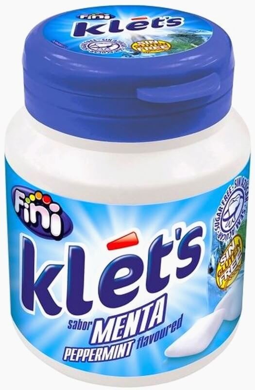 Klets Chicle Sin Azúcar Menta 70 Unidades