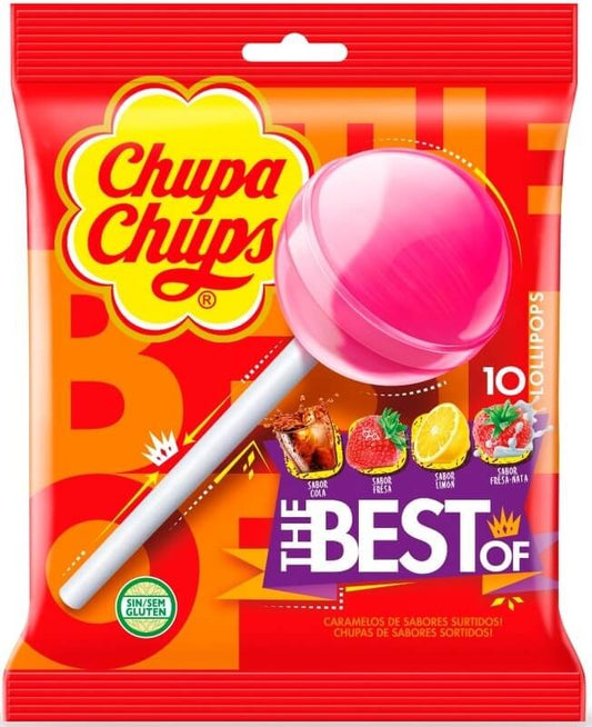 Chupa Chups Chupa Chups Clásico Bolsa 10 Unidades X 12 gr