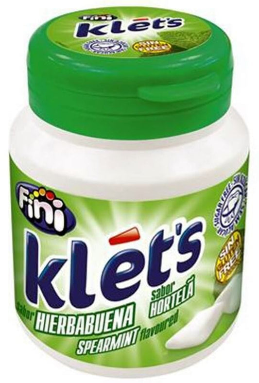 Fini Klet’s Chicles Hierbabuena 70U – Sabor Refrescante y Sin Azúcar