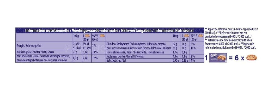 Milka Cookie Sensations 156 gr