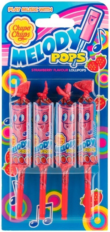 Melody Caramelo Melody Pops 4 Unidades - 60 gr