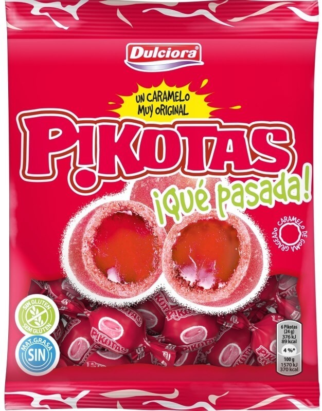 Dulciora Pikotas Cereza 100G – Explosión de Sabor en Cada Bocado