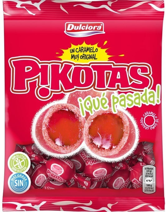 Dulciora Pikotas Cereza 100G – Explosión de Sabor en Cada Bocado
