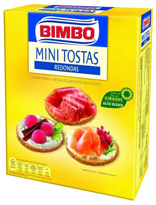 Bimbo Mini Tostas Redondas 100 gr