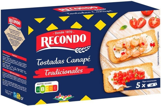 Recondo Canapés Cuadrados 100 gr