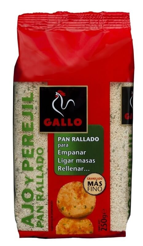 Gallo Pan Rallado Con Ajo Y Perejil 250 gr