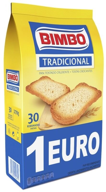Bimbo Pan Tostado 30 Rebanadas
