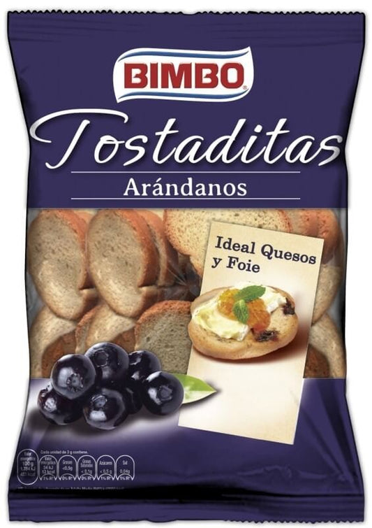 Bimbo Mini Tostas Con Arándanos 100 gr