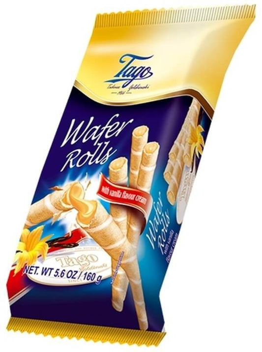 Tago Wafer Rolls Vainilla 150G