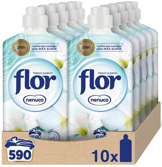 Flor Nenuco Suavizante Concentrado 590D – Frescura y Suavidad en Cada Lavado