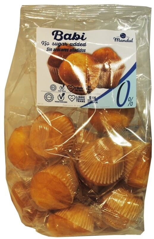 Mandul Babi Sin Azúcar 200 gr