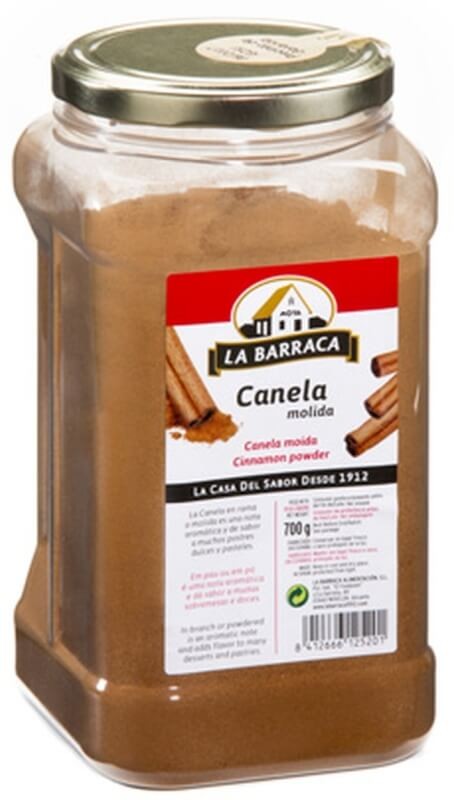 La Barraca Canela Molida 550 g - El Sabor y Aroma Clásico para tus Recetas