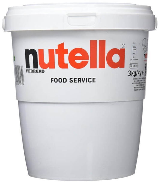 Nutella Crema de Avellanas 3 kg - El Auténtico Sabor de Nutella en Formato Profesional