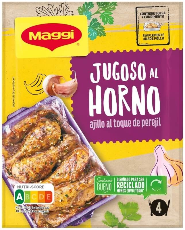 Maggi Jugoso al Horno Pollo Al Ajo 34 gr