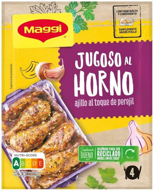 Maggi Jugoso al Horno Pollo Al Ajo 34 gr
