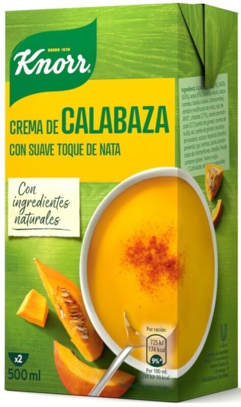 Knorr Crema De Calabaza Con Nata 500 ml