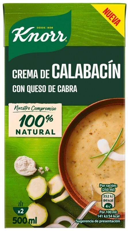 Knorr Crema De Calabacín Con Quesito 500 ml