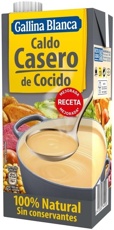 Gallina Blanca Caldo Casero De Cocido Brik 1L