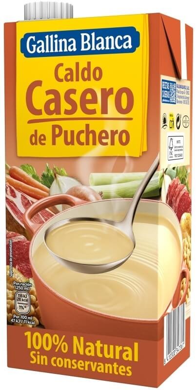 Gallina Blanca Caldo Casero Puchero 1L