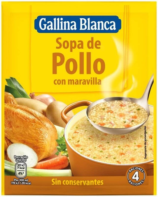 Gallina Blanca Sopa De Pollo Con Maravilla 85G