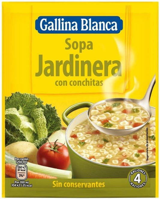 Gallina Blanca Sopa Jardinera 71G – Sabor Natural y Delicioso