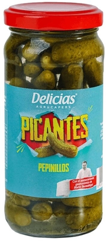 Delicias Pepinillos Picantes Delicias 235 gr