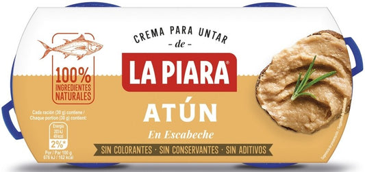 La Piara Pate De Atún En Escabeche Tapa Azul 2 Unidades X 75 gr