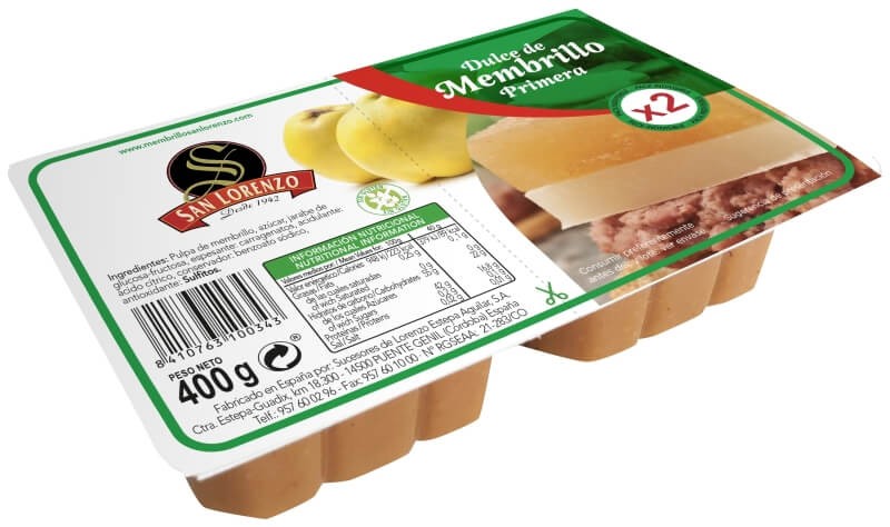 San Lorenzo Dulce de Membrillo Primera 400G