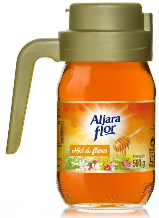 Aljaraflor Miel de Flores Con Dosificador 500G – Sabor y Pureza Natural