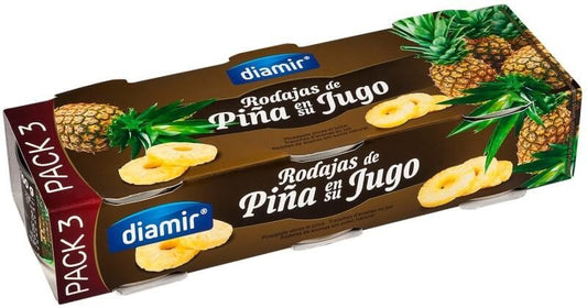 Diamir Piña En Su Jugo 3 Latas De 227 gr