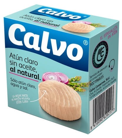 Calvo Atún Claro Al Natural 80 gr
