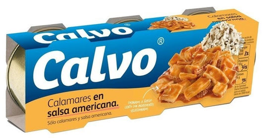 Calvo Calamares En Salsa Americana RO-80 PK3AF