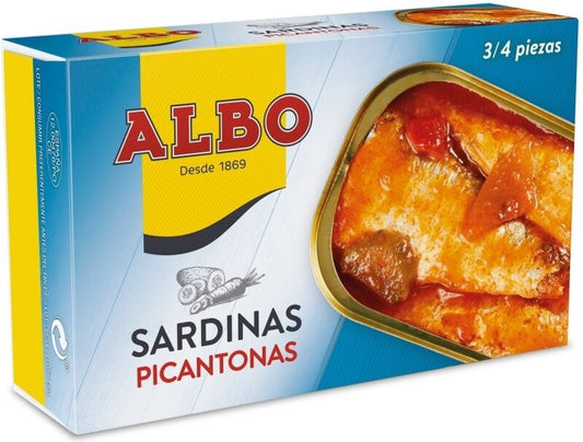 Albo Sardinas Picantonas 85G - Sabor Intenso y Calidad Tradicional