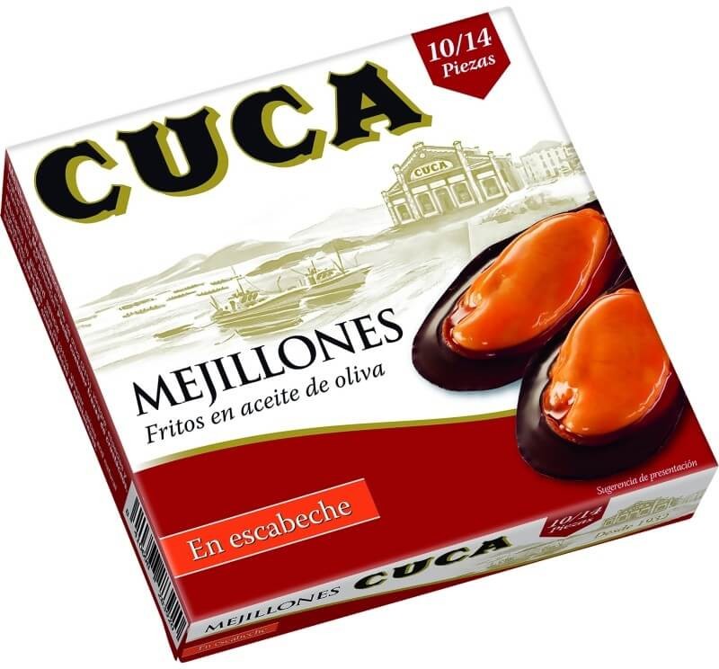 Cuca Mejillones en Escabeche 115 gr