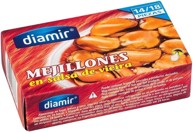 Diamir Mejillones en Salsa de Vieira 14/18 111 gr