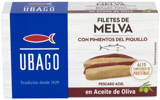 Ubago Melva En Aceite De Oliva Con Pimientos 125 gr
