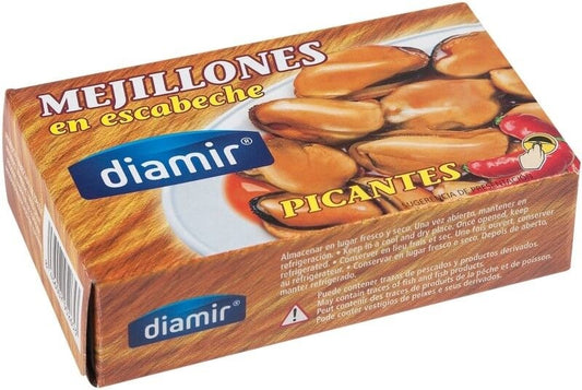 Diamir Mejillones en Escabeche Picantes 120 gr