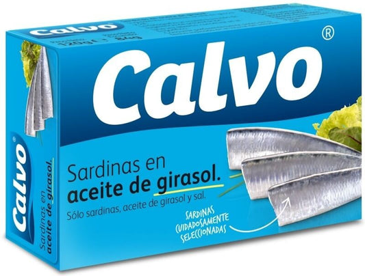Calvo Sardinas en Aceite de Girasol 115 gr
