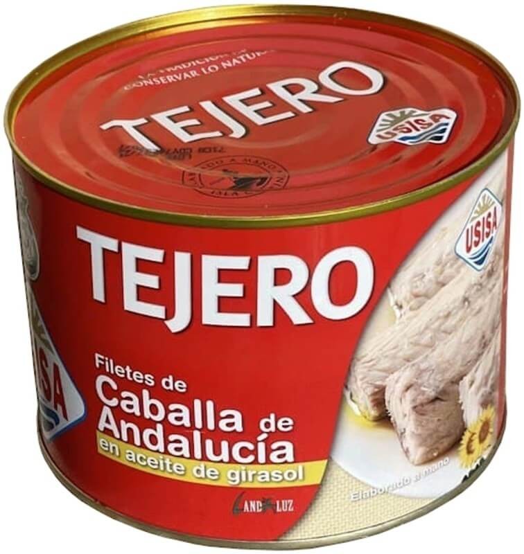 Tejero Filetes de Caballa en Aceite de Girasol 1750 gr
