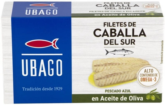 Ubago Filetes de Caballa Del Sur en Aceite de Oliva 115 gr