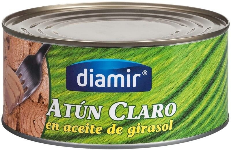 Diamir Atún En Aceite Vegetal Peso Neto 900 gr