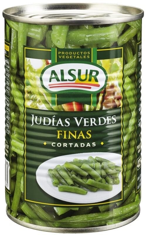 Alsur Judías Verdes Finas Cortadas 390g - Naturaleza y Sabor en Cada Bocado